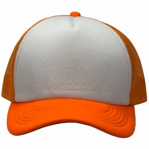 gorra trucker naranja - frente
