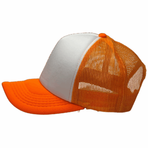gorra trucker naranja - largo