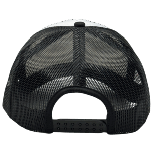 gorra trucker negro - atras