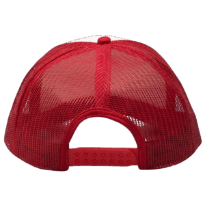 gorra trucker rojo - atras