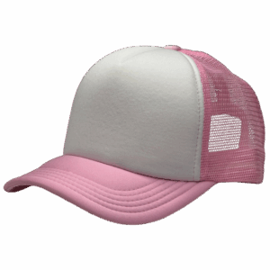 gorra trucker rosado - costado