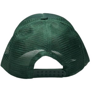 gorra trucker verde con rojo - atras