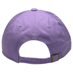 Gorra de Algodón color Lila - atras