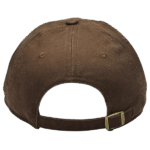 Gorra de Algodón color Marrón - atras