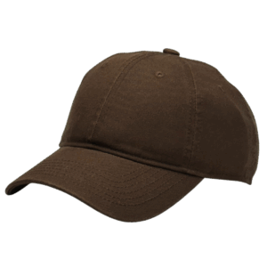 Gorra de Algodón color Marrón - costado