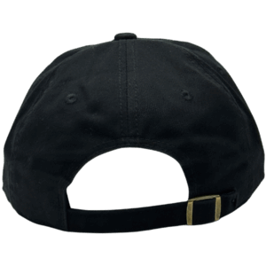 Gorra de Algodón color Negro - atras