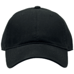 Gorra de Algodón color Negro - frente
