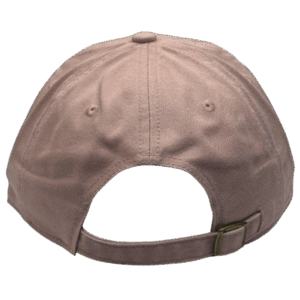 Gorra de Algodón color Rosado - atras