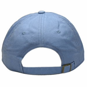 gorra de algodon color Celeste Claro - atras