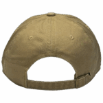 gorra de algodon color beige - atras