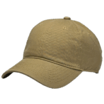 gorra de algodon color beige - costado