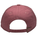 gorra de algodon color palo rosa - atras