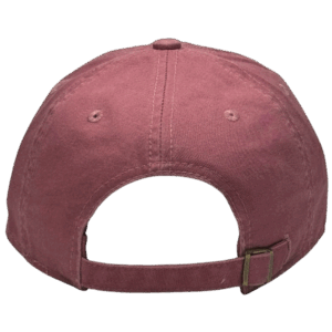 gorra de algodon color palo rosa - atras