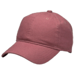 gorra de algodon color palo rosa - costado