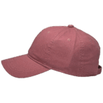 gorra de algodon color palo rosa - largo
