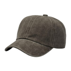 gorra vintage marrón niños - costado