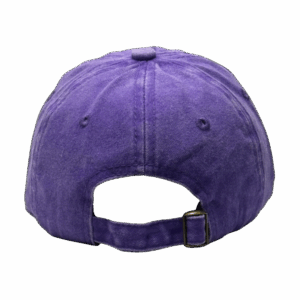 gorra vintage morada niños - atras