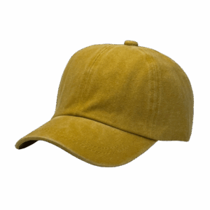 gorra vintage mostaza niños - costado
