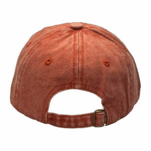 gorra vintage naranja niños - atras