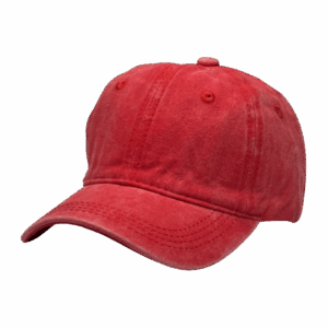 gorra vintage roja niños - costado