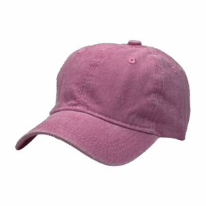 gorra vintage rosada niños - costado