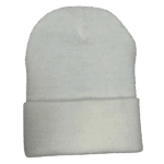 beanies gorra de lana blanco frente