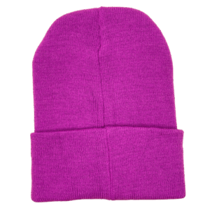 beanies gorra de lana púrpura atras The Krown