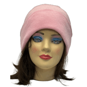 beanies gorra de lana rosado Modelo frente