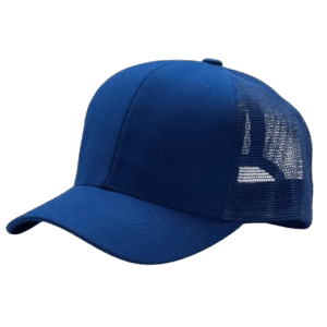 gorra de malla azulino costado Modelo 1 Peru