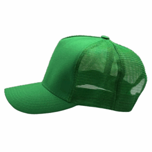 gorra de malla verde largo Modelo 2