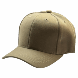 gorra drill beige para niños costado