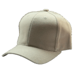 gorra drill color hueso para niños costado