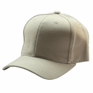 gorra drill color hueso para niños costado