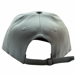 gorra drill gris para niños atras