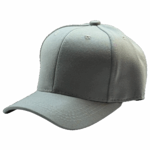 gorra drill gris para niños costado