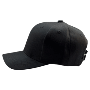 gorra drill negra para niños largo