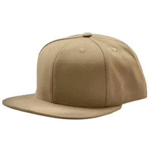 gorra plana beige - costado