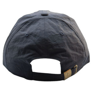 gorra poliéster color azul gris - atras