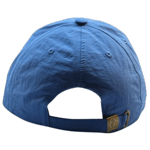 gorra poliéster color celeste - atras