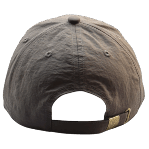 gorra poliéster color marrón - atras