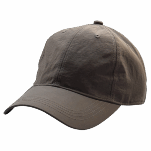 gorra poliéster color marrón - costado