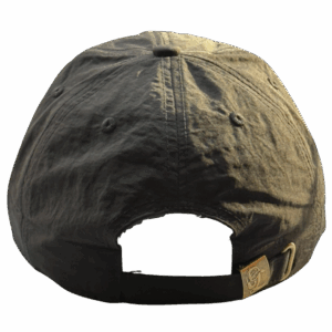 gorra poliéster color plomo rata - atras