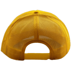 gorra trucker amarillo entero atras