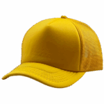 gorra trucker amarillo entero costado