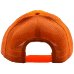 gorra trucker naranja entero atras