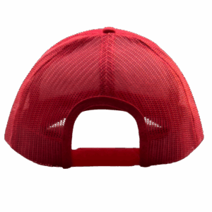 gorra trucker roja entero atras