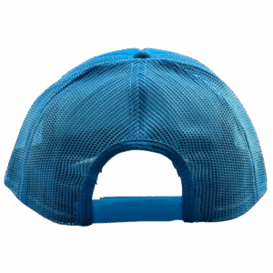 gorra trucker turquesa entero atras