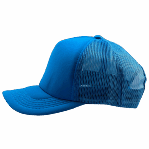 gorra trucker turquesa entero largo