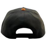 Gorra Casimir Negra con Visera Naranja atras